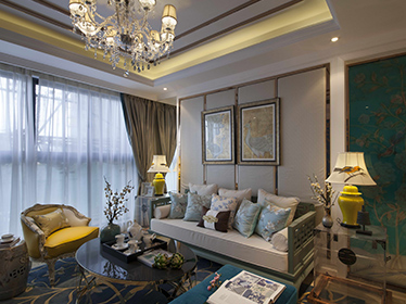 長沙半山壹號(hào)140平米歐式風(fēng)格裝修案例