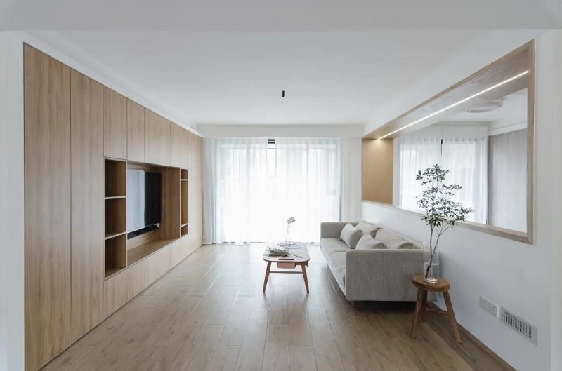 130㎡原木現(xiàn)代風(fēng)四室裝修，全屋原木風(fēng)裝飾住起來(lái)真舒服！