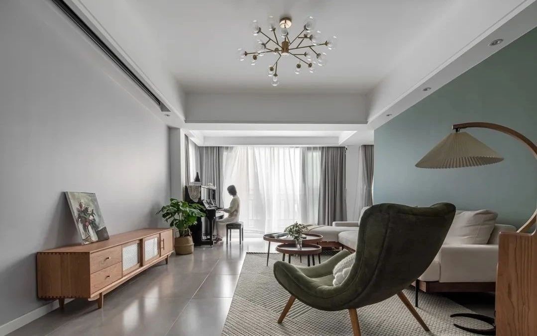 119現(xiàn)代四房裝修案例，現(xiàn)代簡約[柔時光]風格