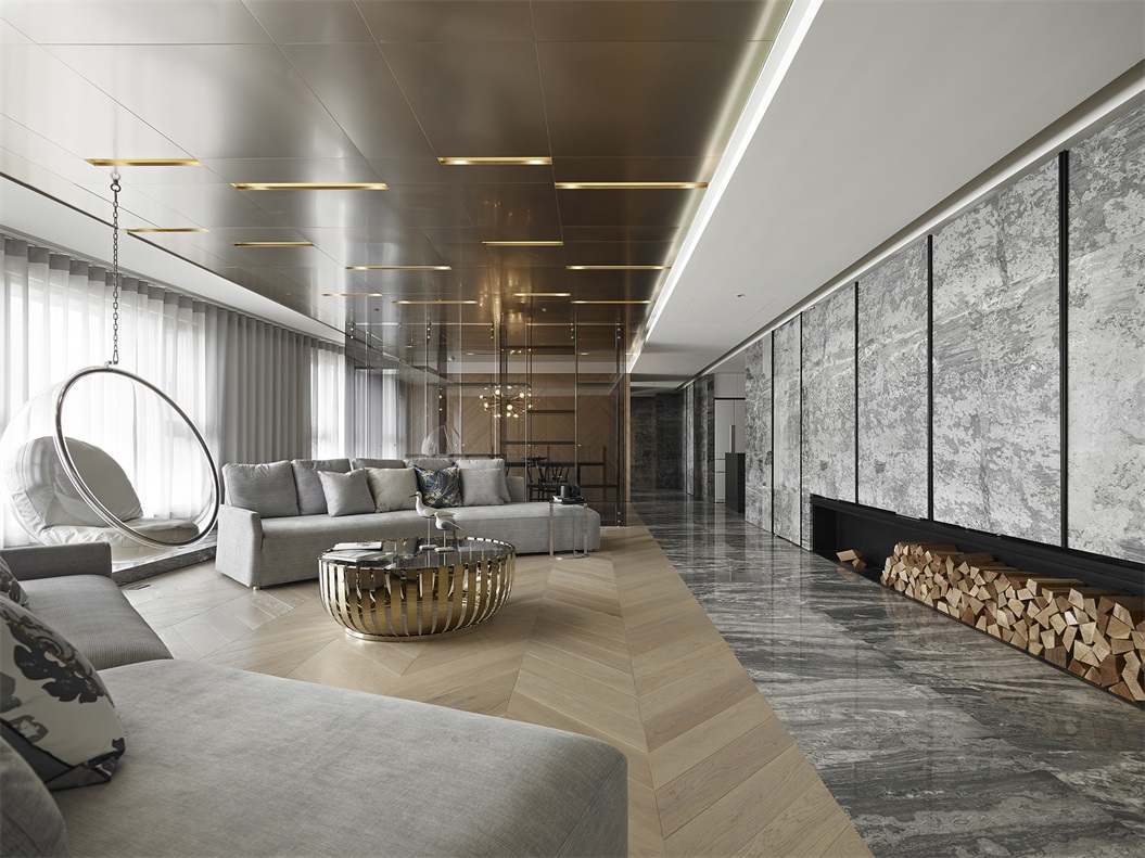 123平米新房現(xiàn)代風(fēng)格裝修，簡(jiǎn)潔時(shí)尚大氣