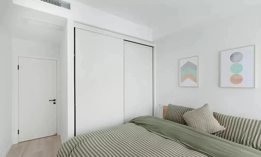 84㎡簡約北歐風(fēng)格新房裝修，精致清新小兩室