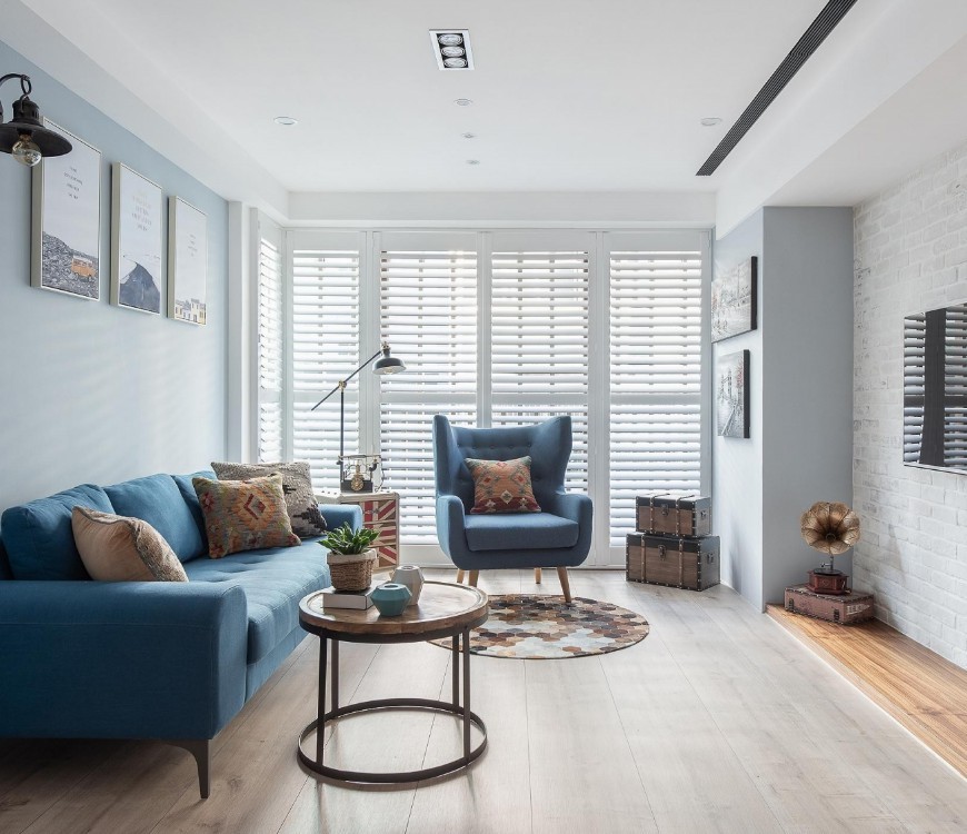 124平北歐風(fēng)，呈現(xiàn)出令人感覺舒適的氣氛