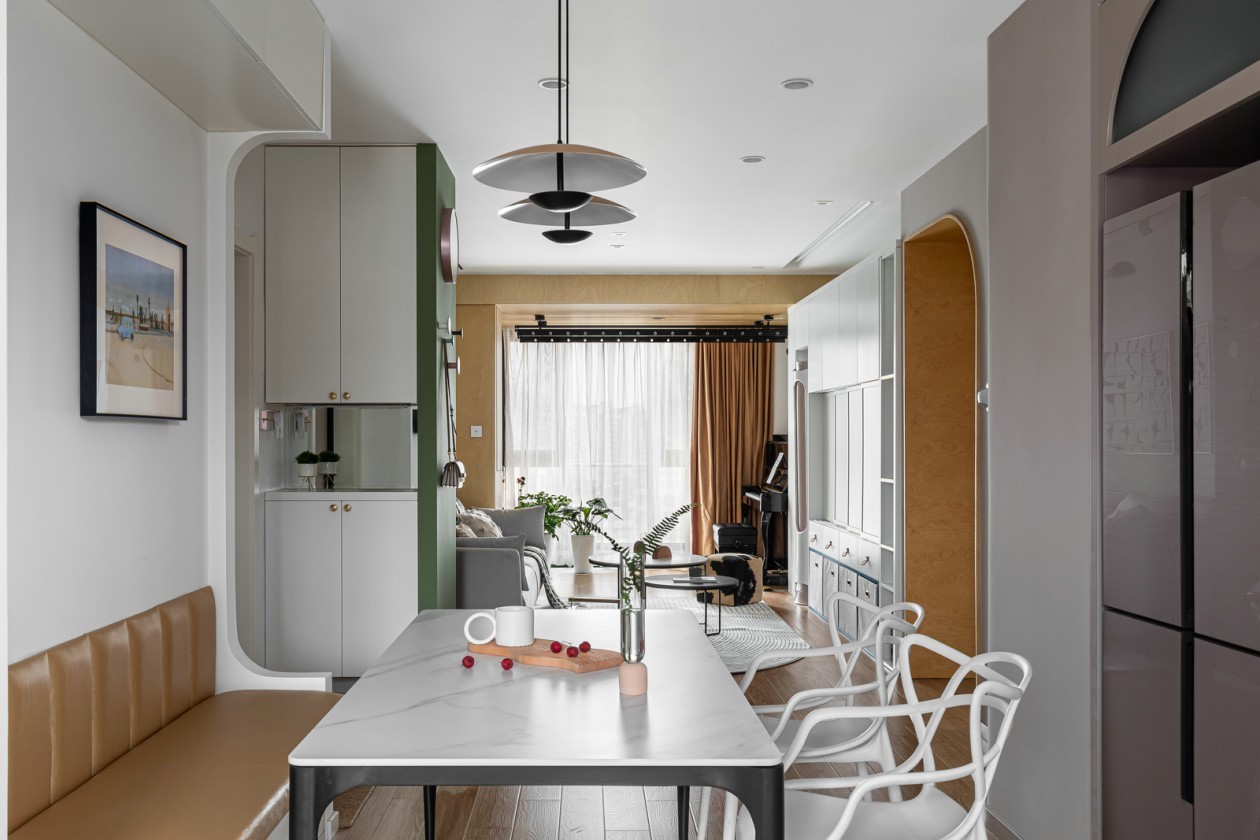 80平北歐兩房裝修，打造跳躍的色彩