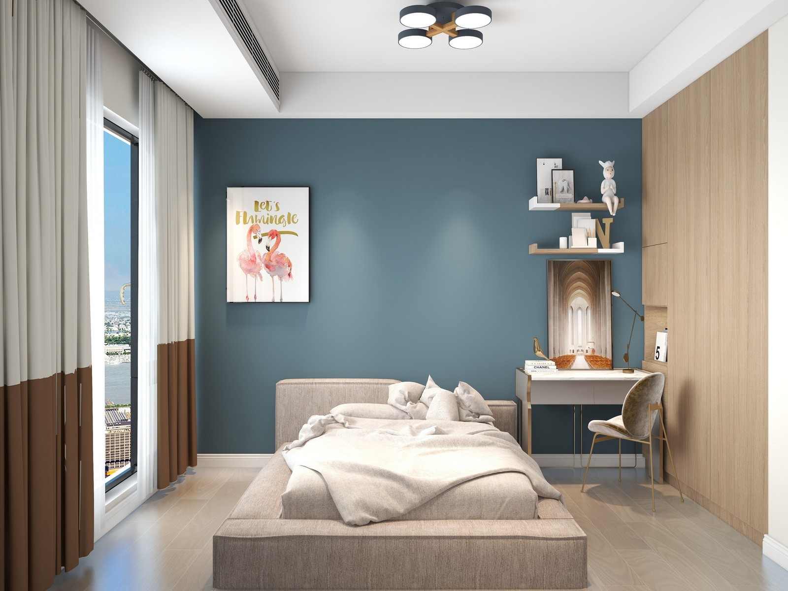 102平三房現(xiàn)代裝修，整體美觀又實用