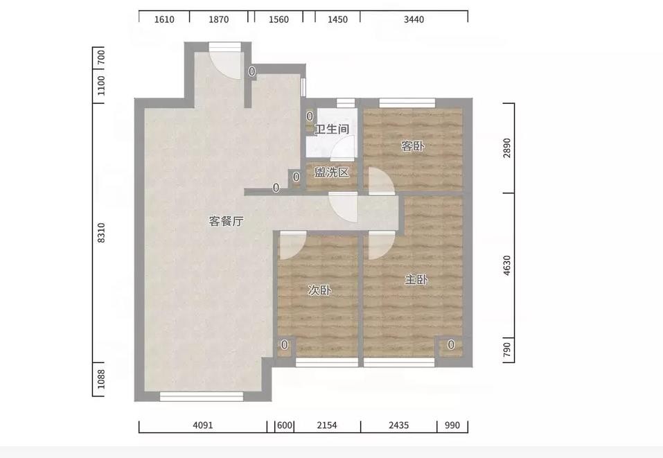 109平現(xiàn)代簡(jiǎn)約裝修，灰色格調(diào)彰顯大氣