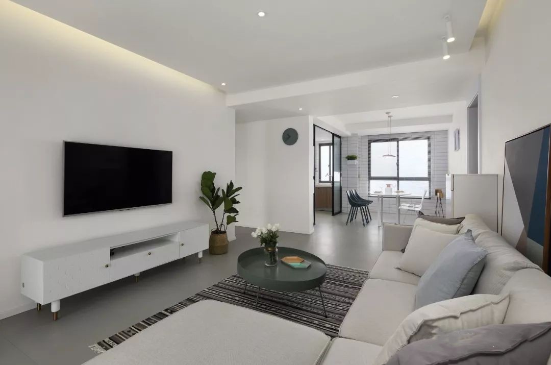 和順府-122㎡極簡北歐風三居，簡潔大氣、清爽舒適！