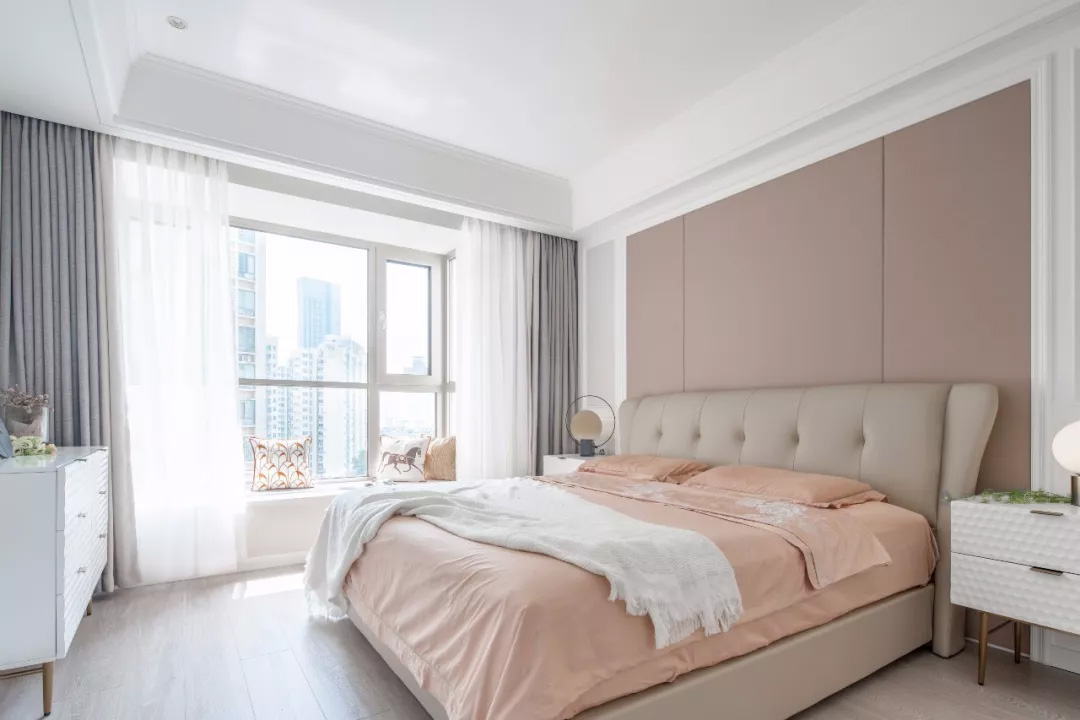 123㎡清新美式風(fēng)效果圖，精致柔和的軟裝搭配盡顯浪漫