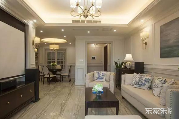 長沙鈺龍?zhí)煜?20平米簡歐風(fēng)格裝修案例