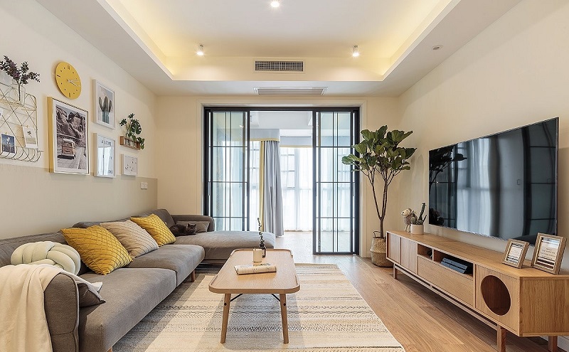 113㎡現(xiàn)代簡約風格裝修，美與實用兼具