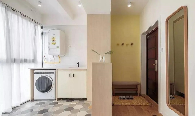 100㎡三居室北歐風裝修，原木搭配暖色調讓家溫馨