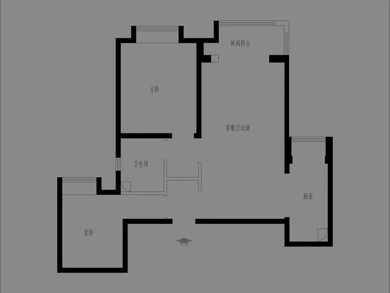 91平米二居室現(xiàn)代風，客餐廳吊頂一體設計，簡約大氣很耐看
