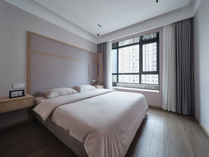 91平米二居室現(xiàn)代風，客餐廳吊頂一體設計，簡約大氣很耐看