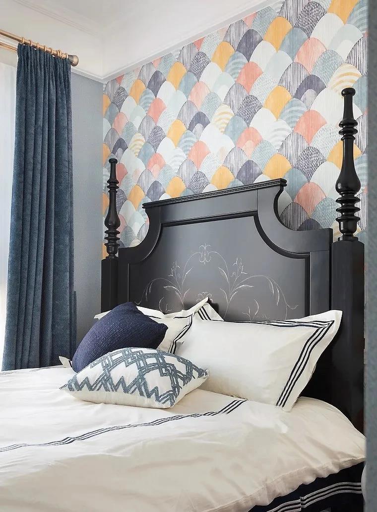 97㎡現(xiàn)代美式風(fēng)格新房裝修，背景墻復(fù)古細(xì)膩！