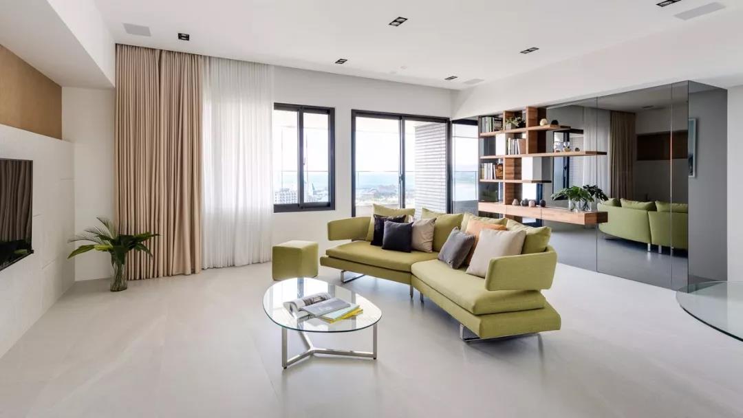 100㎡現(xiàn)代簡約風(fēng)格裝修效果圖，浪漫海景房清爽空靈！