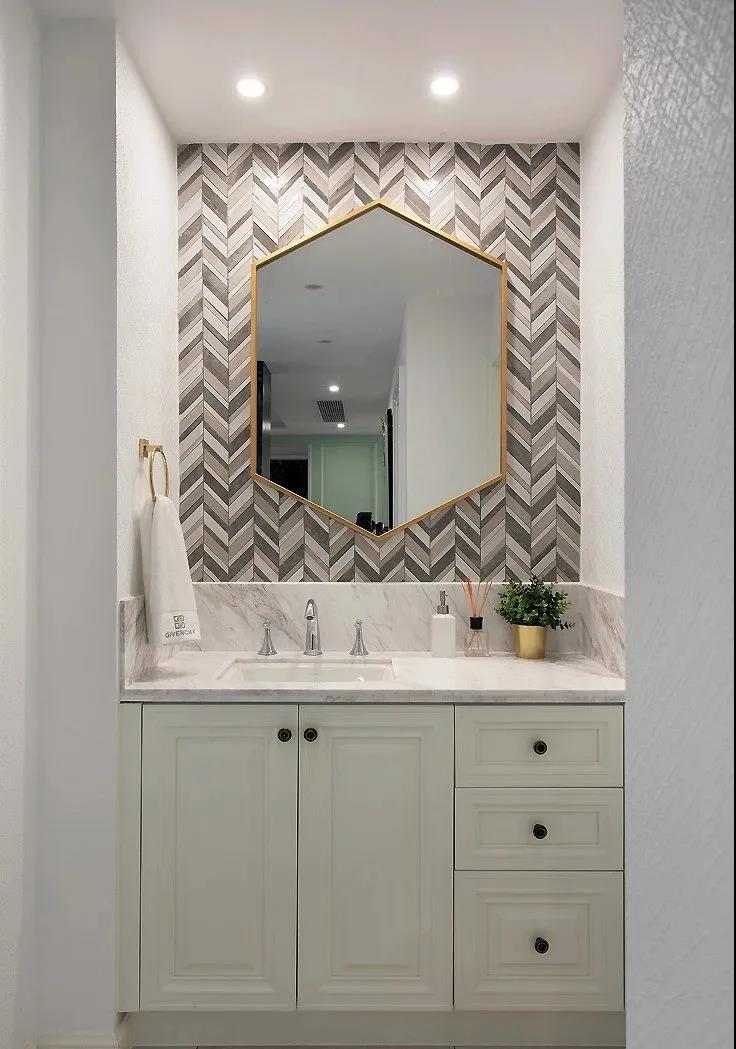 97㎡現(xiàn)代美式風(fēng)格新房裝修，背景墻復(fù)古細(xì)膩！