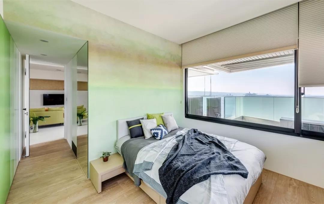 100㎡現(xiàn)代簡約風(fēng)格裝修效果圖，浪漫海景房清爽空靈！