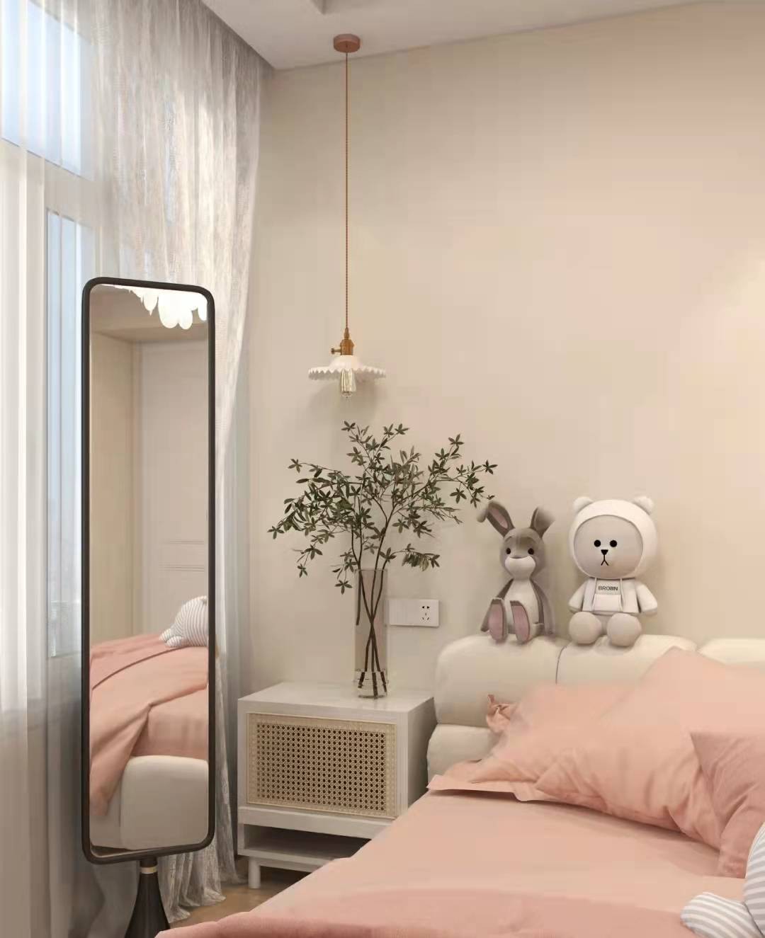 118現(xiàn)代三房裝修，現(xiàn)代原木風少女心滿滿