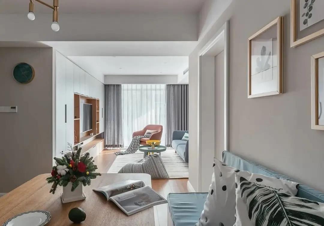 90㎡北歐新家，軟裝配色超溫馨，越住越舒服！