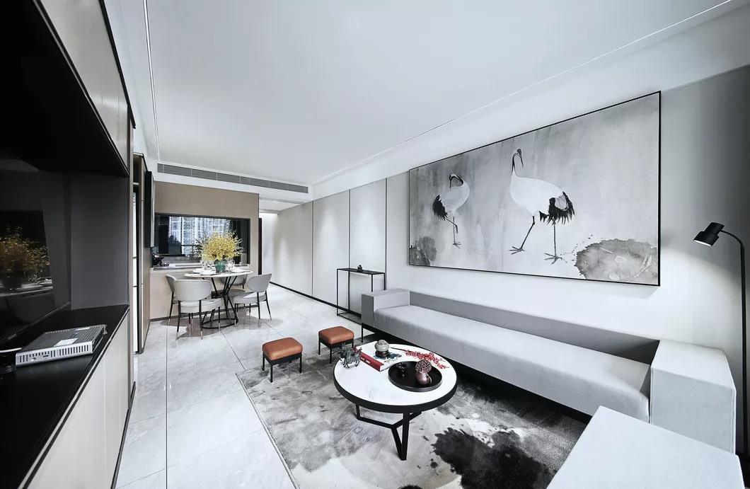 80平新中式風格裝修效果圖，優(yōu)雅大氣！