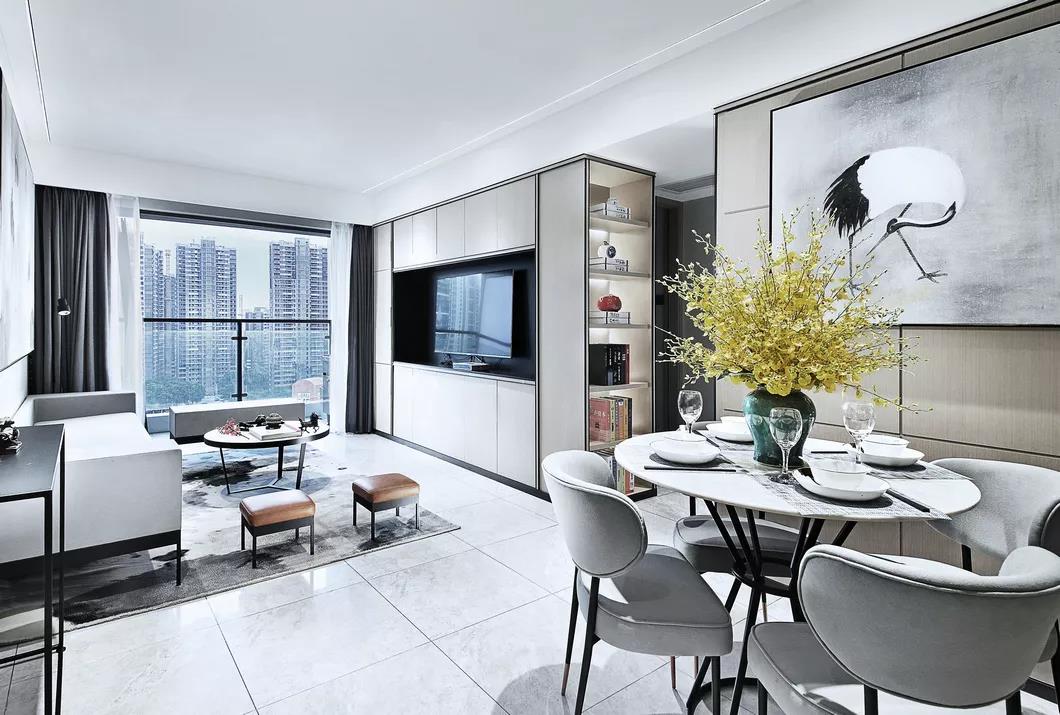 80平新中式風格裝修效果圖，優(yōu)雅大氣！