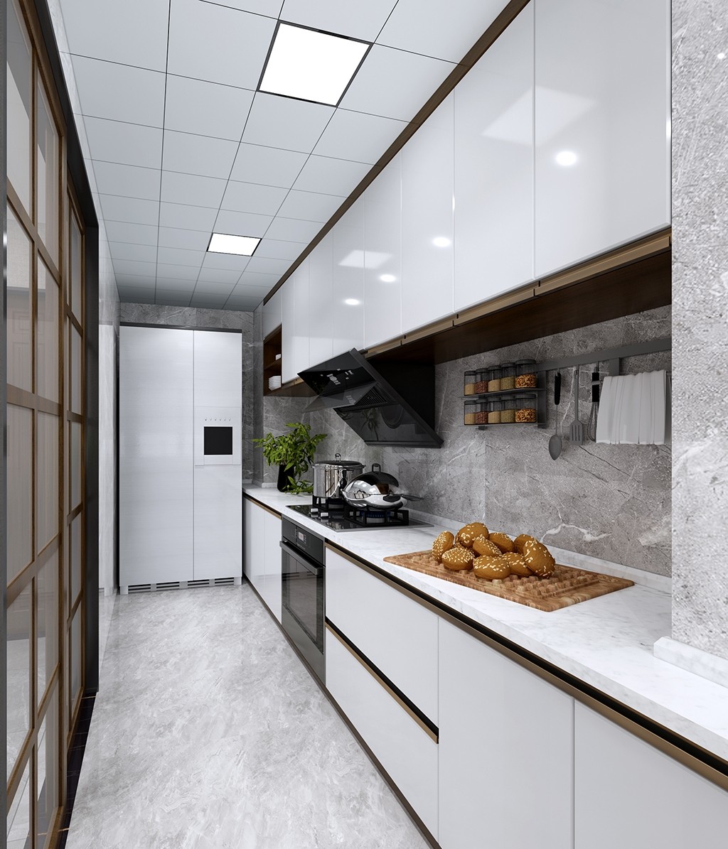 122平現(xiàn)代四房裝修，空間舒服而優(yōu)雅