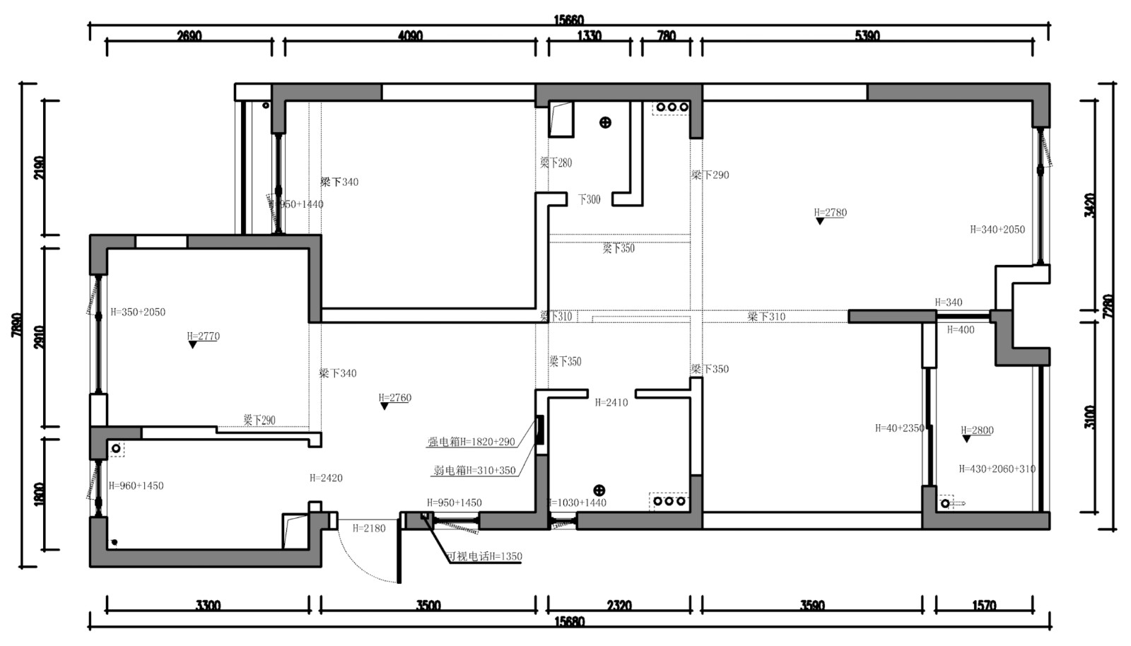 110平小四房簡約裝修風(fēng)格，化繁為簡