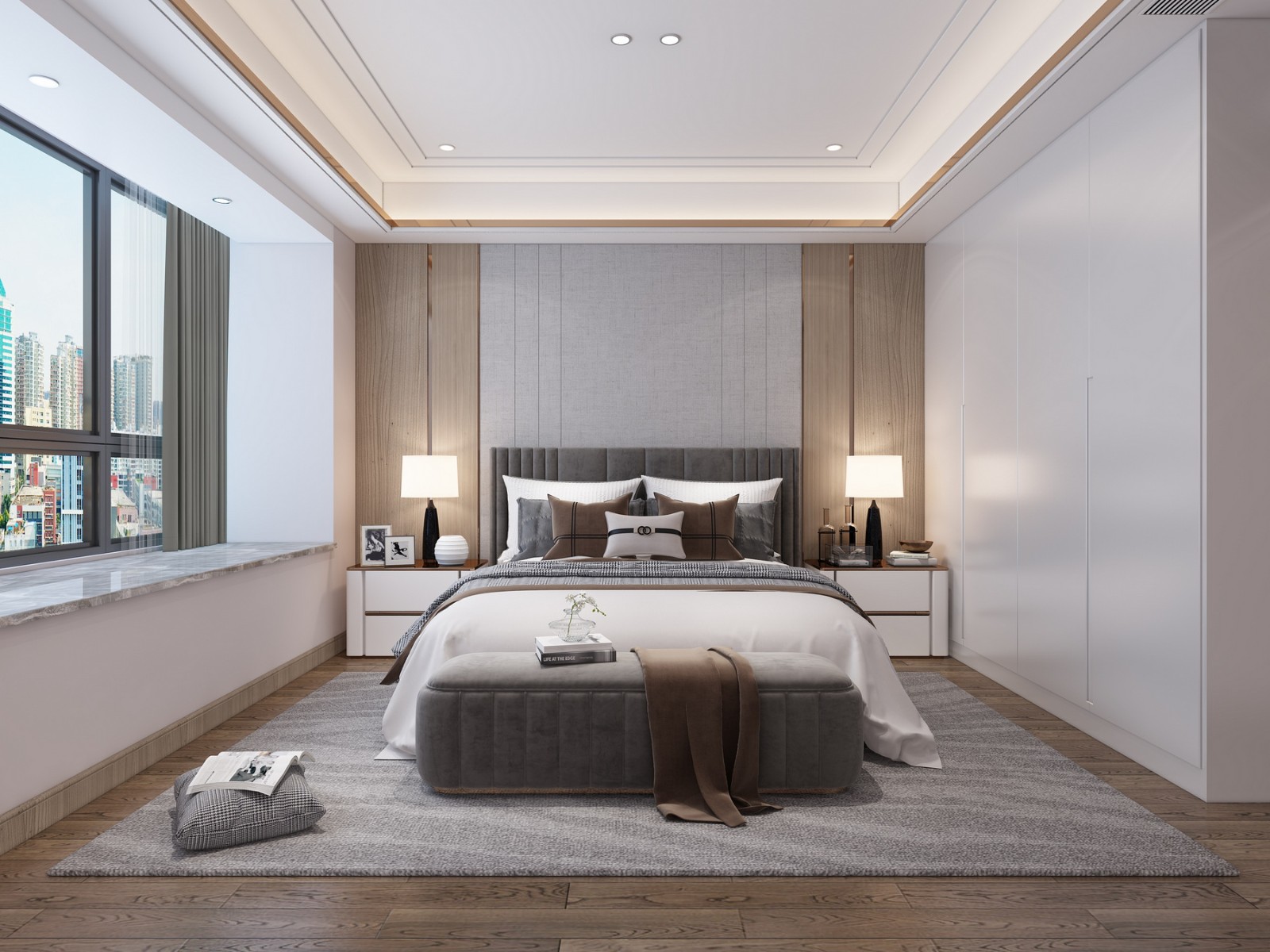 122平現(xiàn)代三房裝修，不同的家不同的風(fēng)味