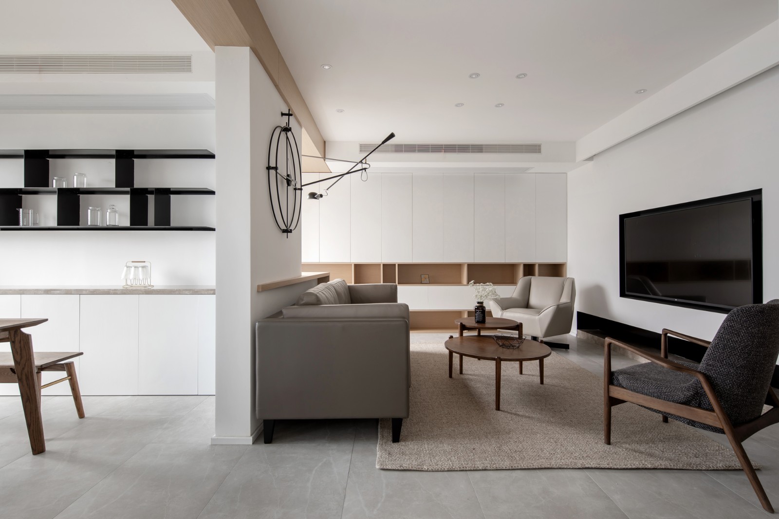 110平小四房簡約裝修風(fēng)格，化繁為簡