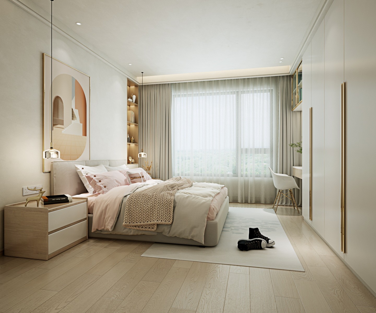 80平現(xiàn)代兩房裝修風(fēng)格，追求生活的品質(zhì)