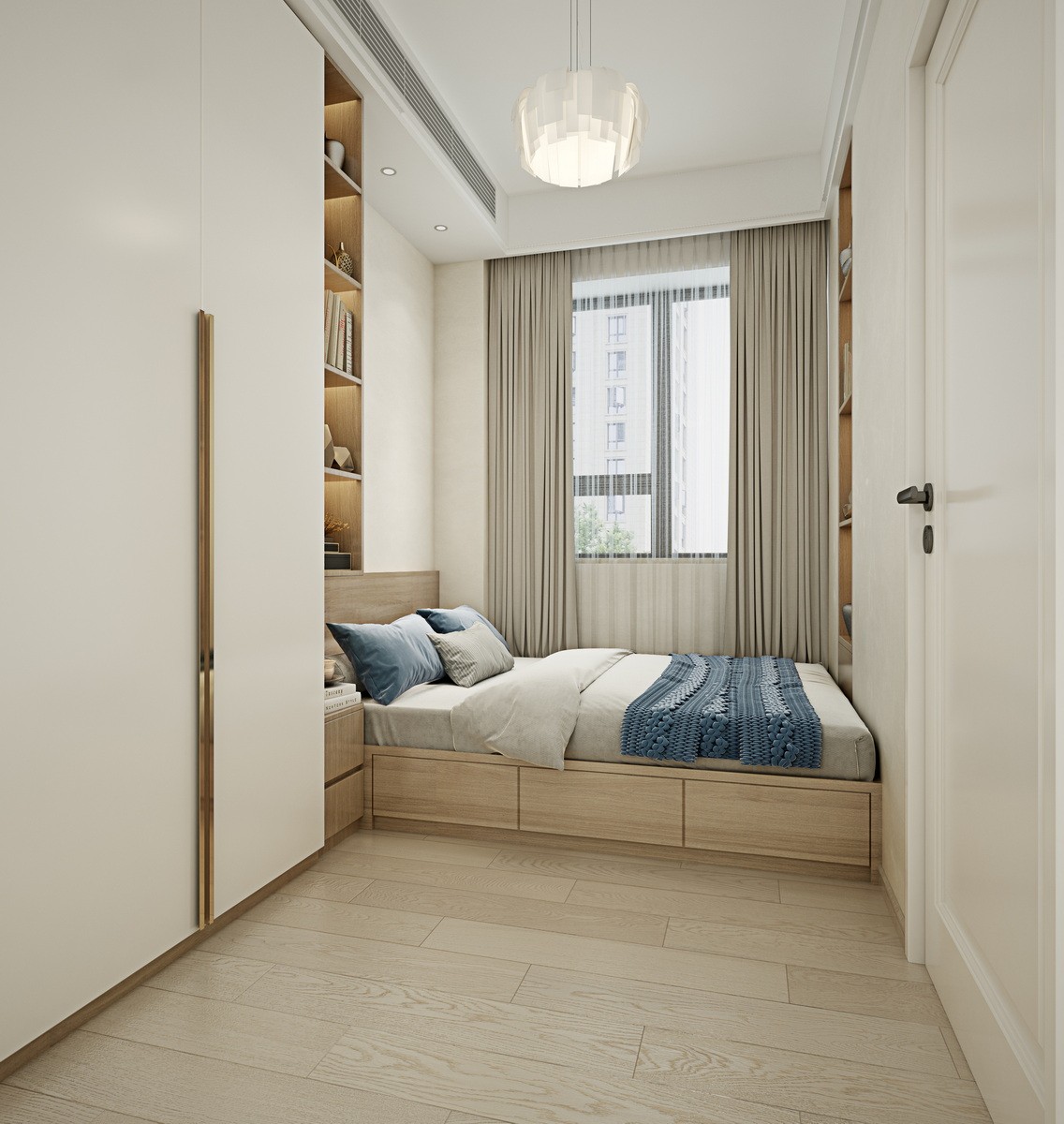 80平現(xiàn)代兩房裝修風(fēng)格，追求生活的品質(zhì)