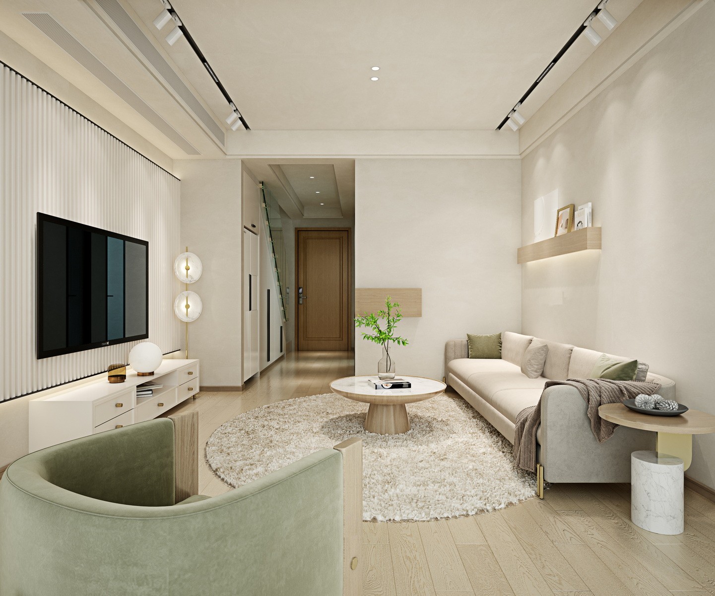 80平現(xiàn)代兩房裝修風(fēng)格，追求生活的品質(zhì)