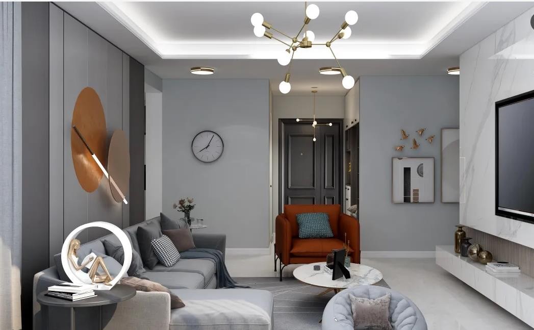 112平現(xiàn)代簡約裝修案例，合理規(guī)劃空間