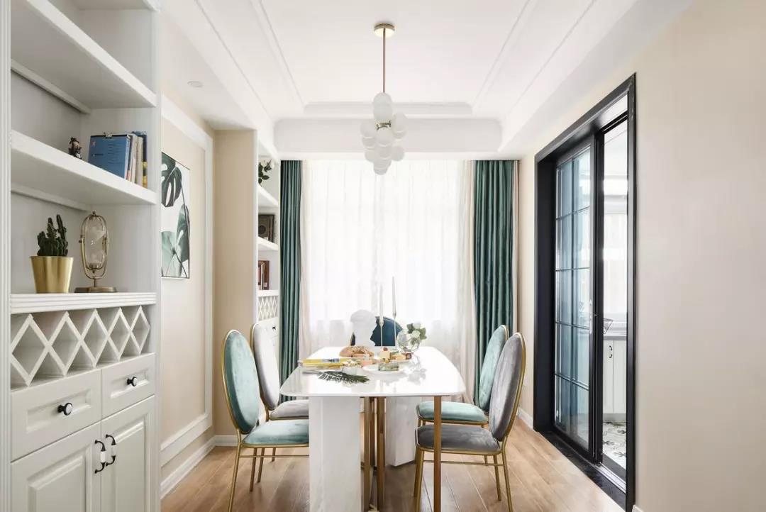 129m2溫馨三居室，美式裝修風(fēng)格案例