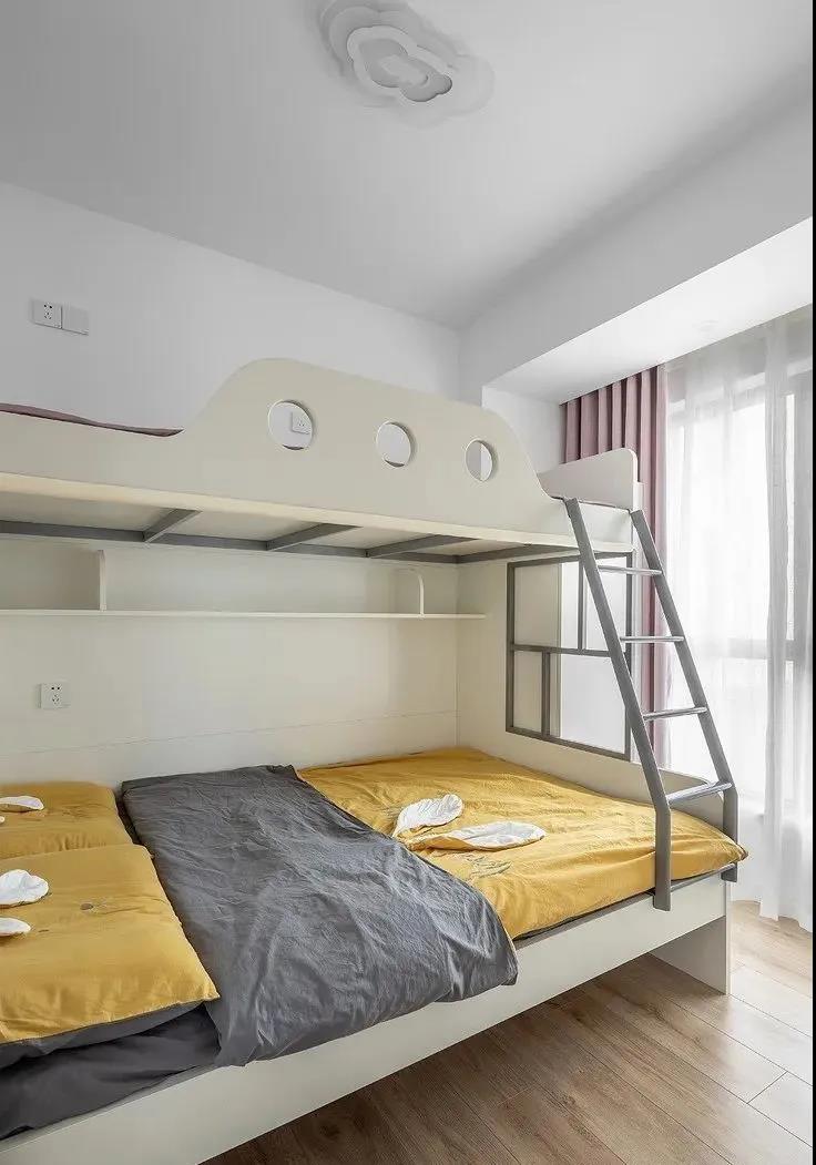 95m2簡約三居室，純白+原木，全屋溫潤舒適美極了！