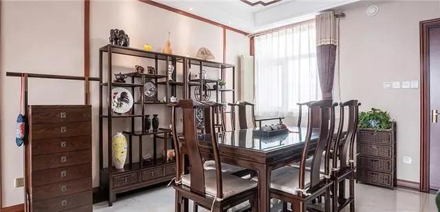 140平中式風(fēng)格裝修案例，一個(gè)客廳都美爆了！