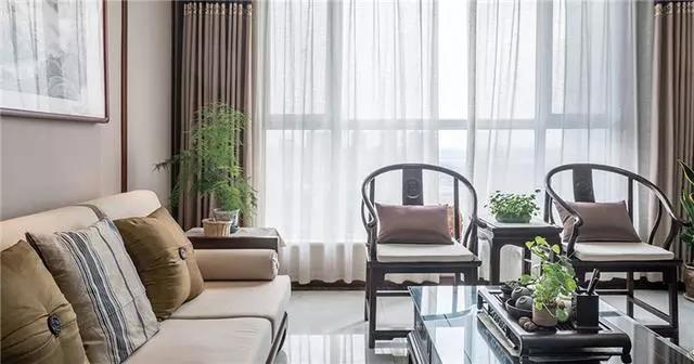 140平中式風(fēng)格裝修案例，一個(gè)客廳都美爆了！