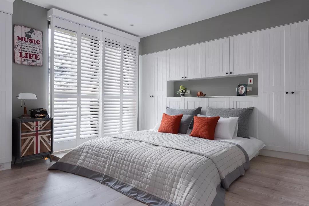 126㎡美式混搭風(fēng)格新房裝修，藍(lán)白配色太清爽了！