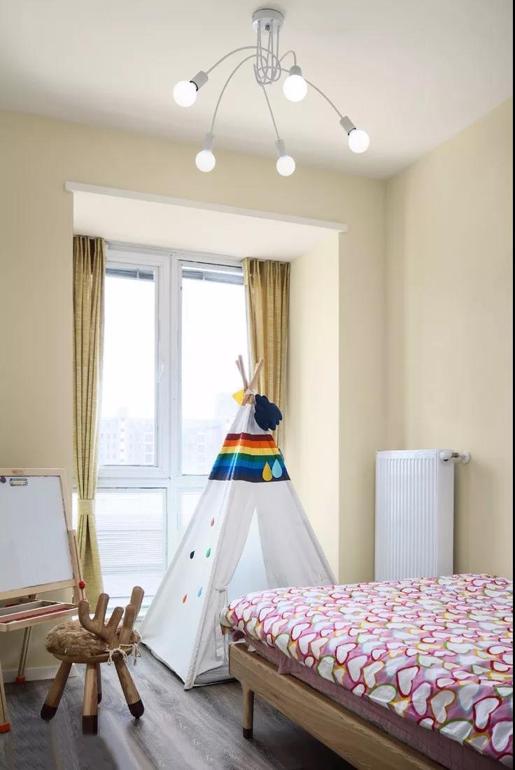 88㎡簡約北歐風(fēng)格新房裝修，小兩室裝修案例